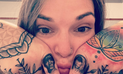 Eminem Fan Named Nikki Patterson Gets Sixteen Tattoos Of The Rapper's Face On Her Body