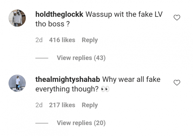 Rick Ross Caught Allegedly Flexing Head-To-Toe Fake Louis Vuitton
