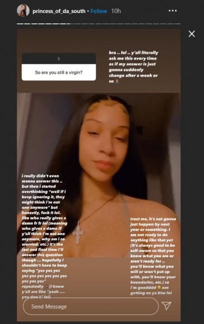 T.I.'s Daughter Deyjah Harris Answers Question About Her Virginity