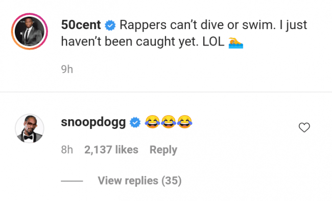 50 Cent Clowns Jay Z & Diddy's Diving Skills