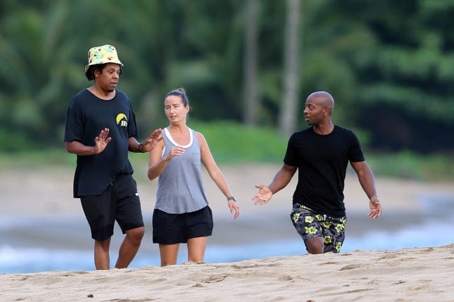 Twitter Reacts To Pictures Of Jay Z Exercising At The Beach