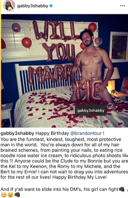 Gabby Sidibe Leaks Nudes Of Her Fiancé On His Birthday