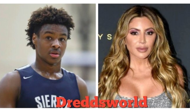 16 Year Old Bronny James Shoots His Shot At Scottie Pippen's Wife Larsa, 46