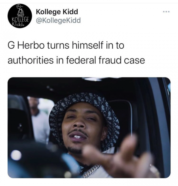 G Herbo Surrendered To Authorities In L.A