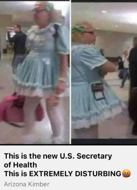 Conservatives Leak Pic Of Trans Secretary of Health Dressing As 'Little Girl'