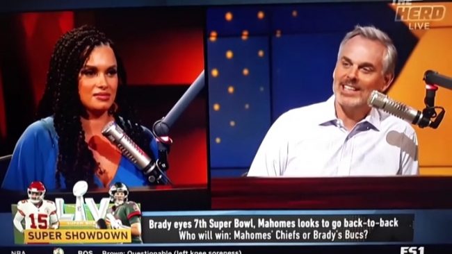 Colin Cowherd 'Accidentally' Talks About Co-Host Joy's Breasts