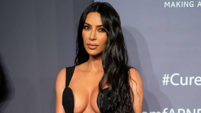 Kim Kardashian Poses Topless For New Ad