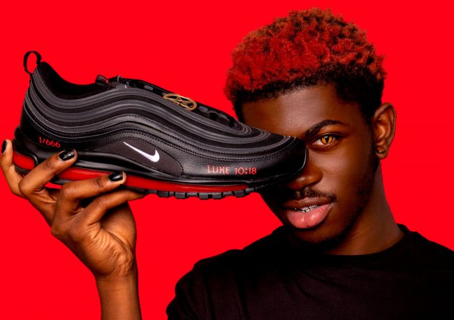 Lil Nas X Celebrates After His Limited Edition Satan Shoes Sells Out Instantly