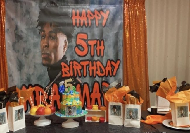 Social Media Reacts To Video Of 5 Year Old Boy's 'NBA YoungBoy' Themed Birthday Party