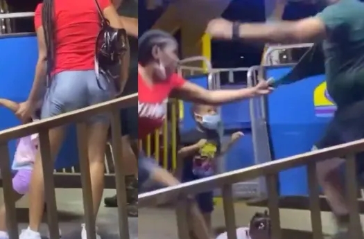 Latino Man ATTACKS Black Mom & Kids At Amusement Park; Badly Beaten