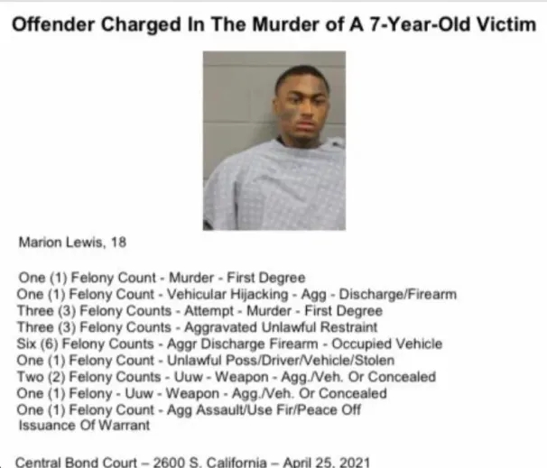 Rapper Marion Lewis Charged With Murdering 7 Year Old Daughter Of Opps As Revenge