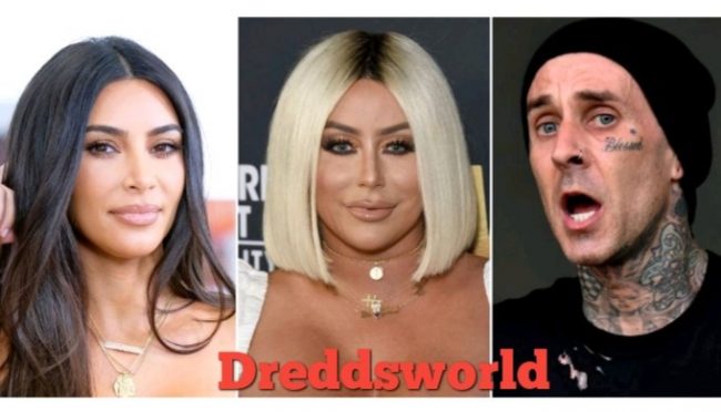 Aubrey O'Day Once Claimed Kim Kardashian Hooked Up With Travis Barker