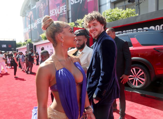 Watch The Moment Jack Harlow Flirted With Saweetie At The BET Awards