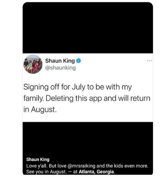 Twitter Reacts To Shaun King Deactivating His Account