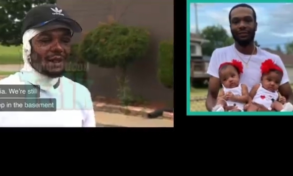 Father Saves His Twin Baby Girls From House Fire, Suffers Severe Burns