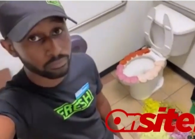 Subway Worker Walks On Food, Puts Food On Bathroom Floor & Drinks Out Of Bottles Before Putting Them Back On A Counter