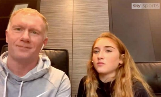 British Soccer Player Paul Scholes Goes Viral After Video Surfaces Of Him Biting Daughters Toes