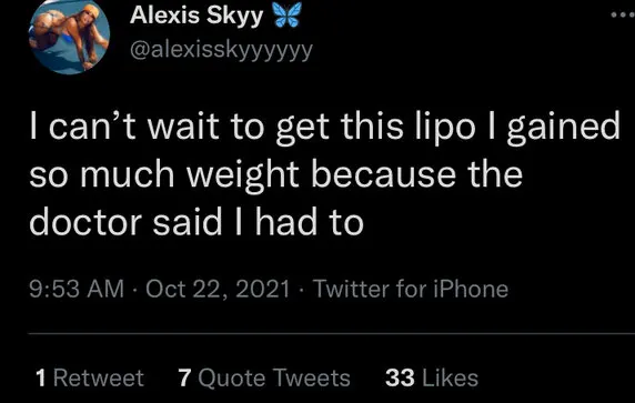 Love & Hip Hop Alexis Skyy Says She Can't Wait To Get Another Liposuction After Gaining Weight