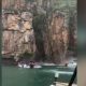 At Least 2 Dead, Several Injured After Massive Rock Falls On 3 Boats In Brazil