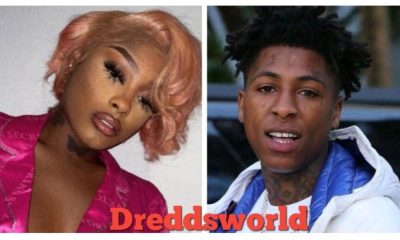 Lil Blue Gets Tattoo Of NBA YoungBoy's Name 'Kentrell' Inside Her Lips