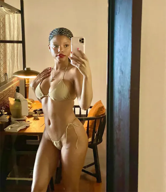Halle Bailey Flaunts New Thick Body On The Gram
