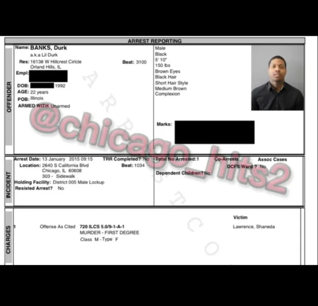 Lil Durk Was Once Arrested & Charged For Murdering An Innocent Black Woman