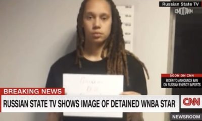 Russian State TV Has Released A Photo Of WNBA Star Brittney Griner, Who Was Arrested On Drug Charges