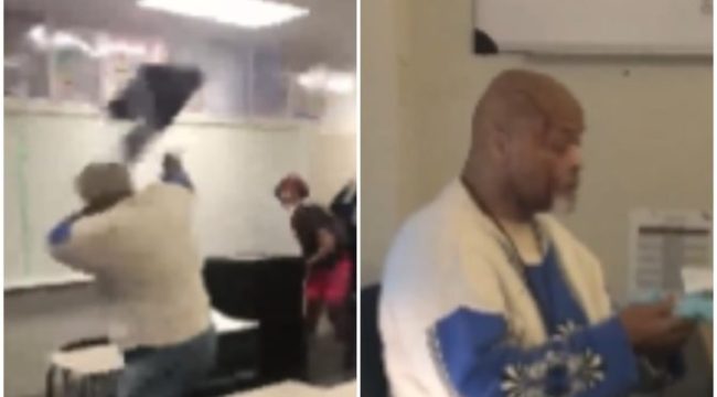 Viral Video Shows Student Throwing Chairs At Teacher In A Texas School