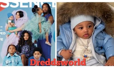 Cardi B & Offset Opens Up About Their Blended Family & Why They Waited To Show Their New Son