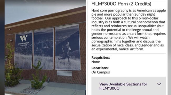 Utah College Offers Porn Class, Students Will Analyze ‘The Art’ Of Hardcore Pornographic Films