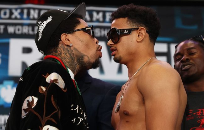 Gervonta Davis Pushes Rolando Romero Off The Stage During Their Final Face-Off 