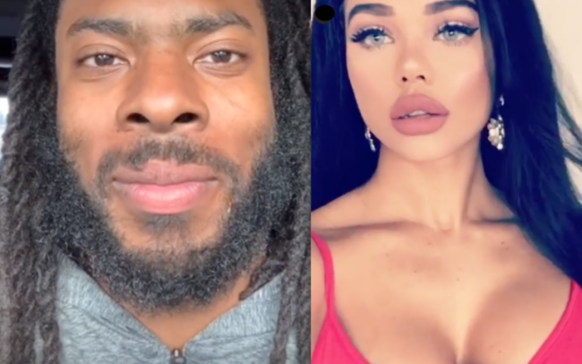 Married NFL Superstar Richard Sherman’s WHITE Side Chick POSTS Pic Of Their Side Baby On IG