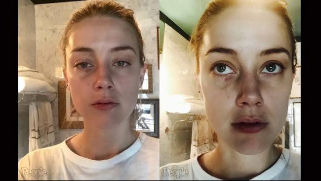 Amber Heard Submitted Photo Showing Make-Up Kit Allegedly Used To Create Her Bruises To Court