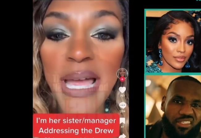 Drew Sidora's Sister/Manager Confirms Drew Dated LeBron James Before He Got Married 