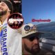 Klay Thompson Loses His Warriors Championship Hat In The Ocean While Driving His Boat