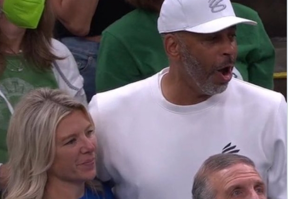 Dell Curry Now Dating A White Woman, Shows Up To NBA Finals With New Girlfriend