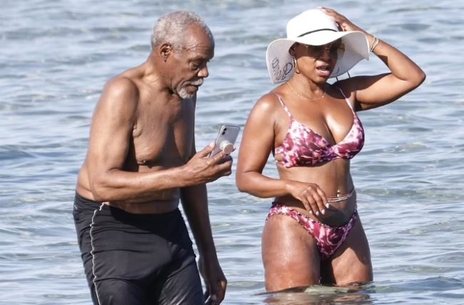 Danny Glover Confirms Split From Wife, Spotted With Another Woman At The Beach 