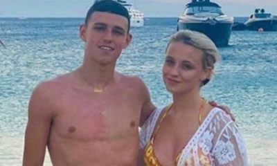 Manchester City Phil Foden Argues With His Girlfriend After She Looked Through His Phone While He Was Swimming 