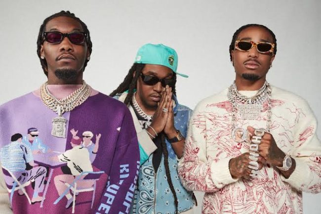 Quavo Gifts Takeoff A Chain For His Birthday Featuring All Of Them & Offset Liked It