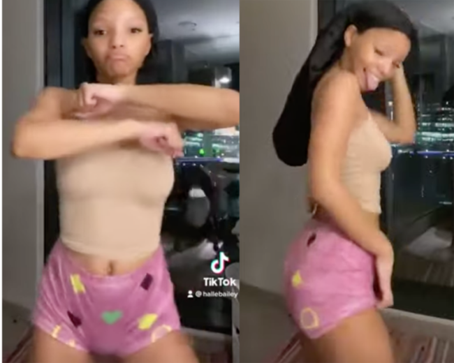 Halle Bailey Flaunts Weight Gain & Bigger Butt After Hitting The Gym