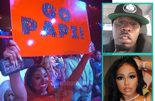 Diddy Thanks Yung Miami For Holding 'Go Papi' Sign For Him At The BET Awards 