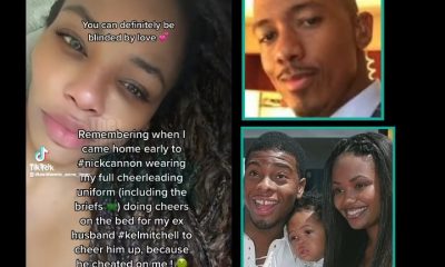 Tyisha Hampton Claims She Walked In On Nick Cannon Wearing Her Full Cheerleading Uniform, Doing Cheers On The Bed For Ex Husband Kel Mitchell