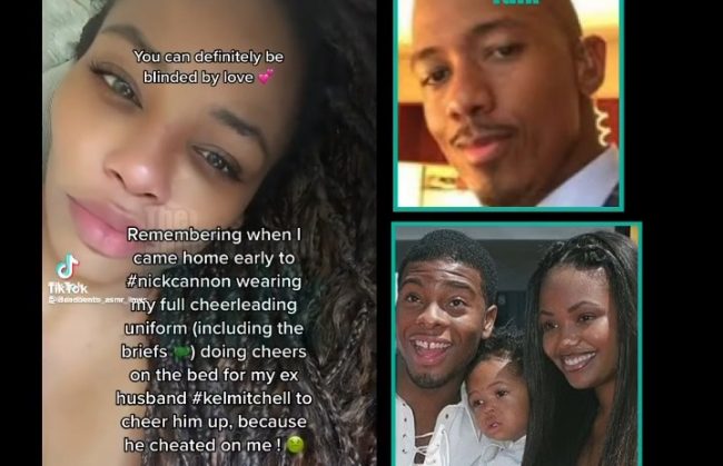 Tyisha Hampton Claims She Walked In On Nick Cannon Wearing Her Full Cheerleading Uniform, Doing Cheers On The Bed For Ex Husband Kel Mitchell
