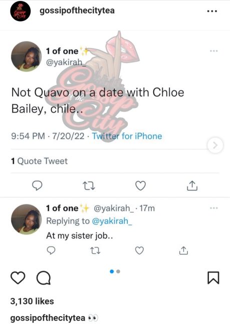 Quavo Sparks Dating Rumors With Chloe Bailey, Spotted Together On A Date