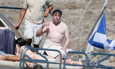 Elon Musk Goes Shirtless During Yacht Vacation In Mykonos, Greece