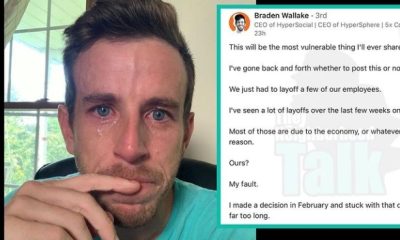 CEO Trends After Sharing Pic Of Himself Crying After Firing Some Of His Employees