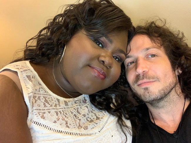 Gabby Sidibe’s Caucasian Fiancé Spotted Taking Out Her Weave