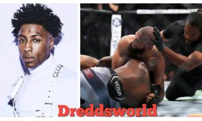 UFC Fighter Kevin Holland Walks Out To NBA YoungBoy Song & Gets Choked Out In 3 Minutes By Khamzat Chimaev