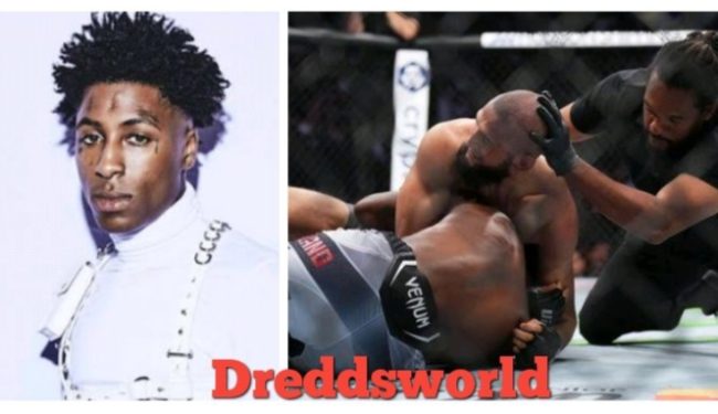 UFC Fighter Kevin Holland Walks Out To NBA YoungBoy Song & Gets Choked Out In 3 Minutes By Khamzat Chimaev