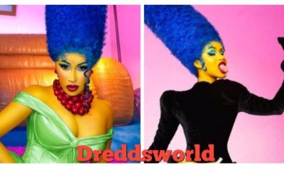 Cardi B Channels Marge Simpson For Halloween